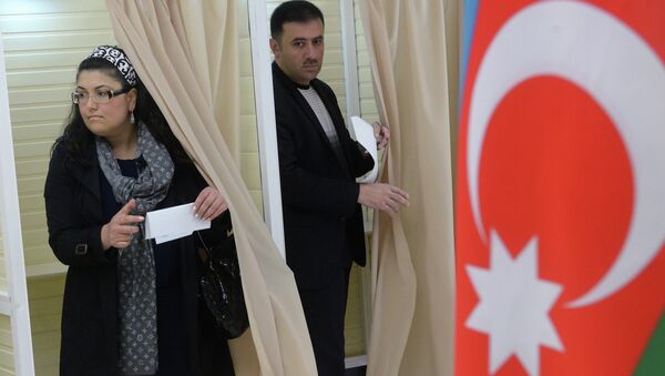 Выборы президента Республики Азербайджан. Фото с места события
