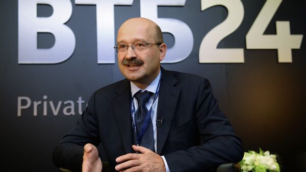 Президент-председатель правления ОАО ВТБ 24 Михаил Задорнов. Архивное фото