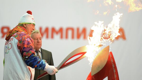 Эстафета Олимпийского огня. Московская область. Фото с места события