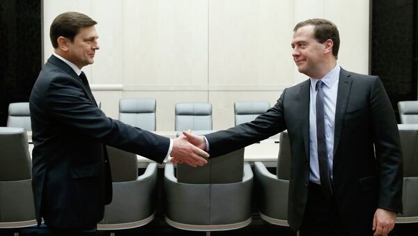 Встреча Д.Медведева и О.Остапенко. Фото с места события
