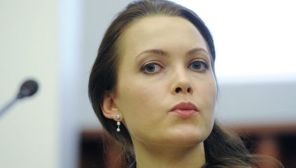 Пресс-секретарь главы Роскосмоса Анна Ведищева, архивное фото