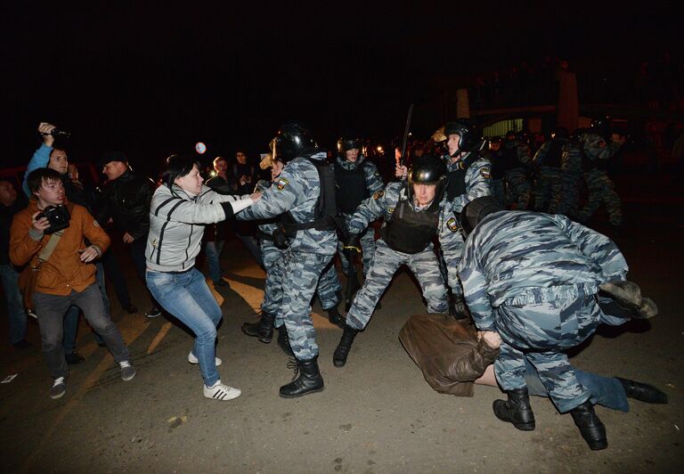 Беспорядки в московском районе Бирюлево