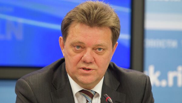 Иван Кляйн на пресс-конференции по поводу выборов мэра города Томска