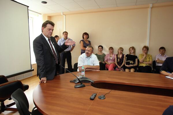 Иван Кляйн на встрече с избирателями
