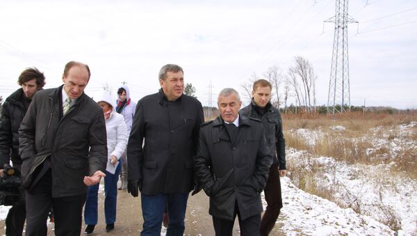 Министр регионального развития РФ Игорь Слюняев дал положительную оценку работе региональных властей, фото с места события