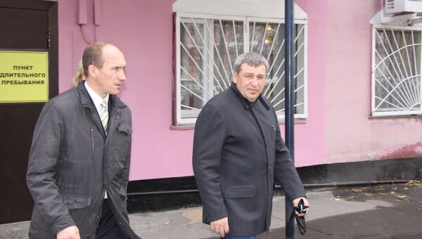 Министр регионального развития РФ Игорь Слюняев во время рабочей поездки в Приамурье 14 октября
