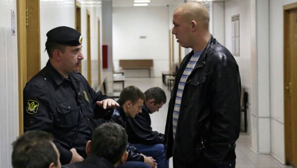 Заседание суда по задержанным в Бирюлево в Чертановском суде