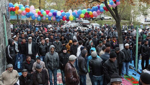 Мусульмане Владивостока начали празднование Курбан-Байрама. Фото с места события