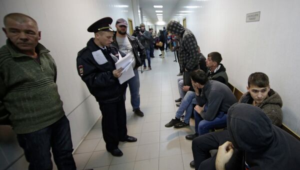 Заседание суда по задержанным в Бирюлево в Чертановском суде. Архивное фото