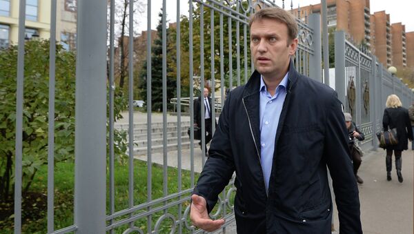 Оппозиционер Алексей Навальный. Архивное фото.