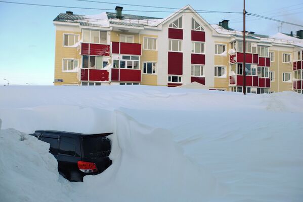 Последствия снежного циклона на Сахалине