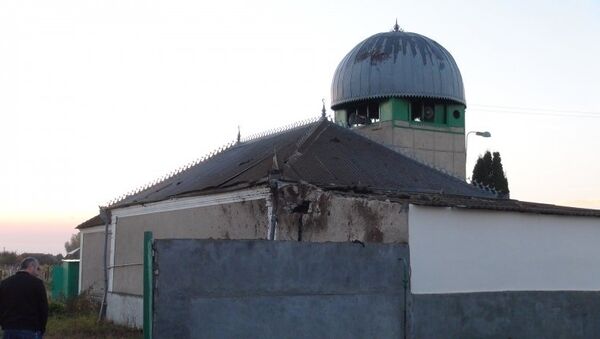Взрыв у мечети в КБР. Фото с места события