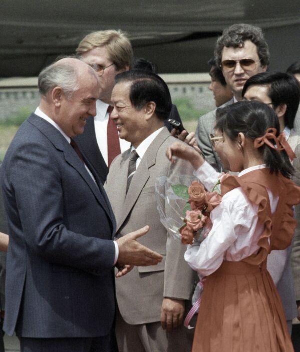 Михаил Горбачев в Китае