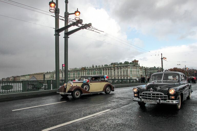 Открытие Дворцового моста в Петербурге после реконструкции