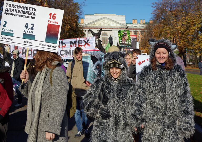 Антимеховой марш в Петербурге