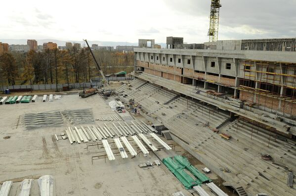 Строительство крытого футбольного манежа в Красноярске