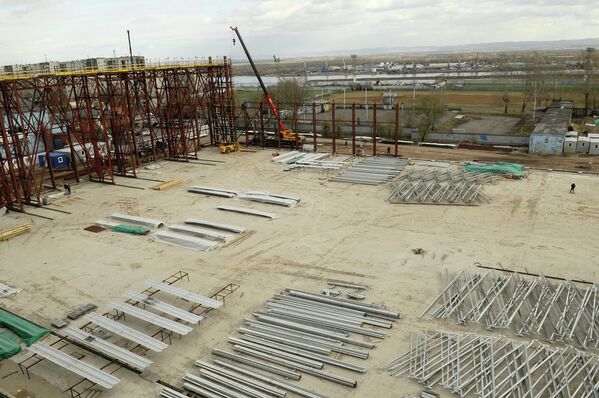 Строительство крытого футбольного манежа в Красноярске