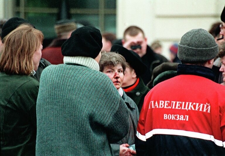 Пострадавшая от теракта в московском метро