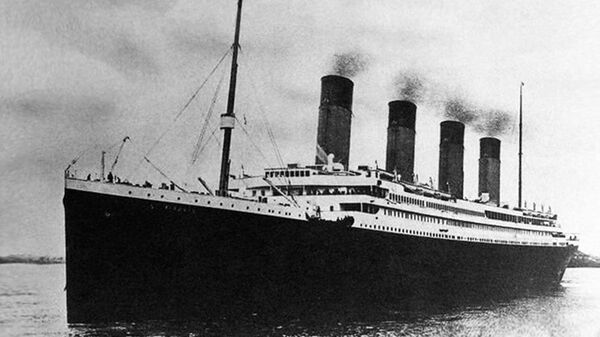 Титаник в Саутгемптоне 10 апреля 1912 года. Архивное фото