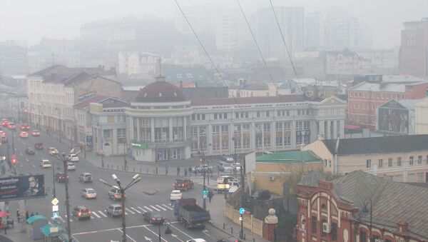 Смог во Владивостоке. Фото с места событий