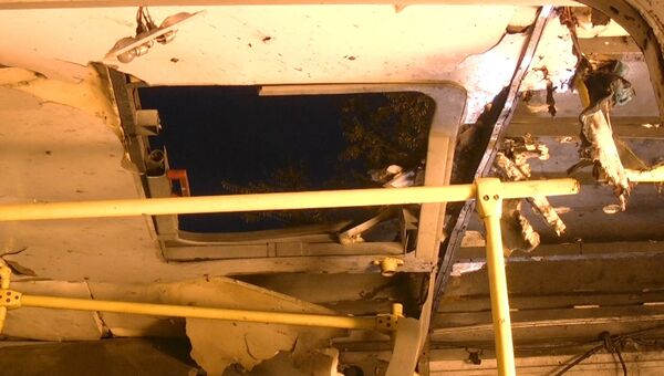 Последствия взрыва пассажирского автобуса в Волгограде. Архивное фото
