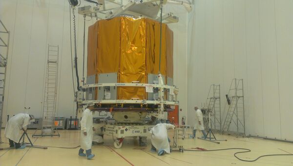Подготовка европейского космического телескопа Гайя к запуску, архивное фото