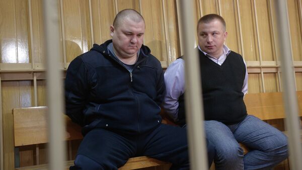 Оглашения приговора бывшим сотрудникам полиции В.Черезову и Ю.Лунькову