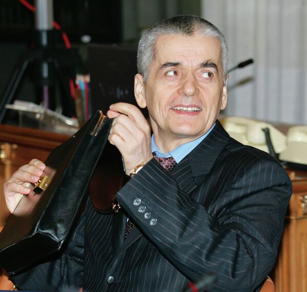 Главный санитарный врач России Геннадий Онищенко, 2007 год