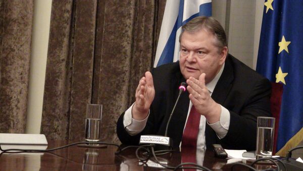 Министр иностранных дел Греции Эвангелос Венизелос