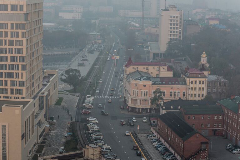 Смог во Владивостоке