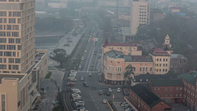 Прохладная погода во Владивостоке. Архивное фото