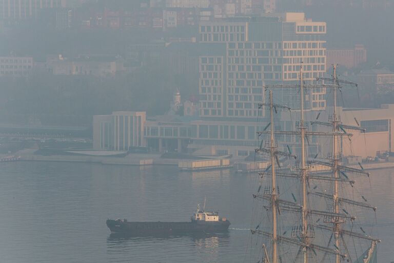 Смог во Владивостоке