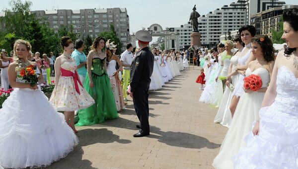 Парад невест. Архивное фото