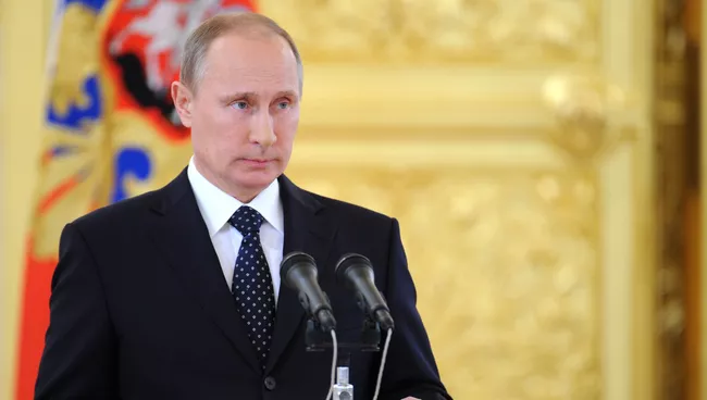 Церемония вручения верительных грамот президенту России В.Путину в БКД