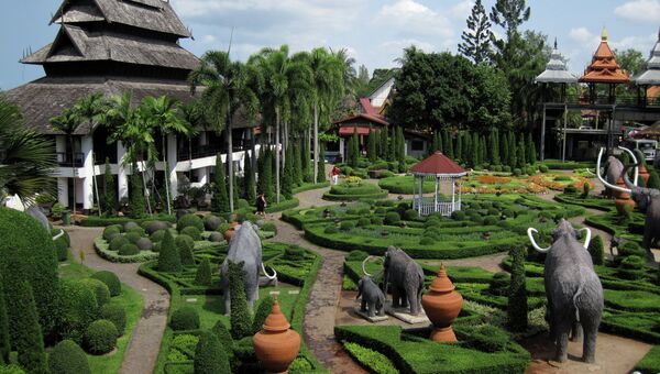 Тропический парк Нонг-Нуч в Паттайе (Таиланд). Архивное фото