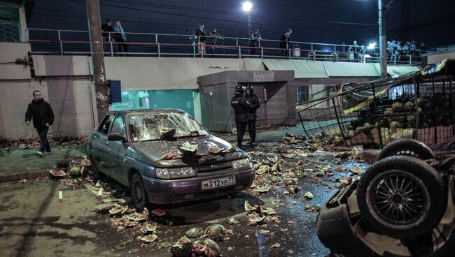 Беспорядки в московском районе Бирюлево