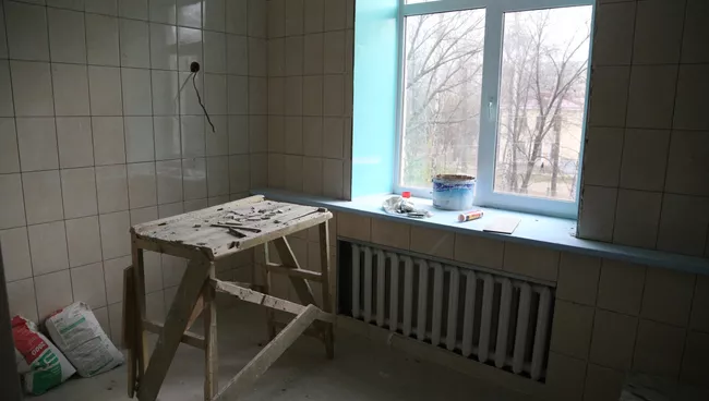 Ремонт в поликлинике. Архивное фото