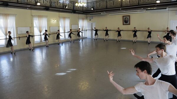 Экзамены в Академии русского балета имени А.Я. Вагановой, архивное фото