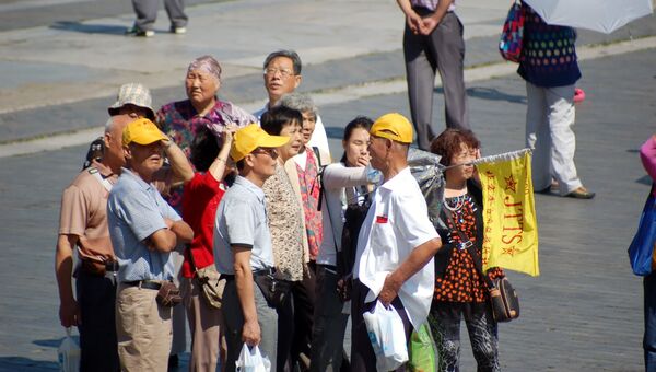Китайские туристы. Архивное фото.