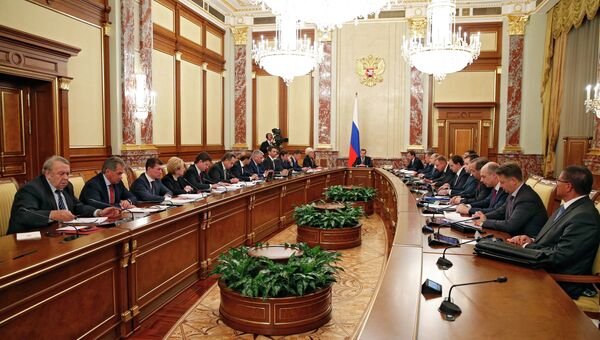Заседание российского правительства. Архивное фото