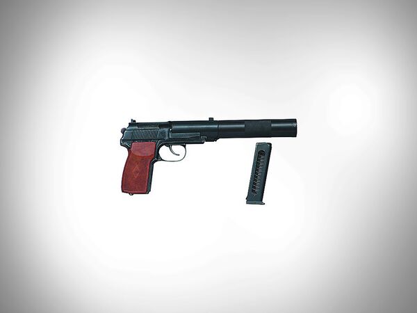 Самозарядный пистолет для бесшумной и беспламенной стрельбы ПБ - 9-мм