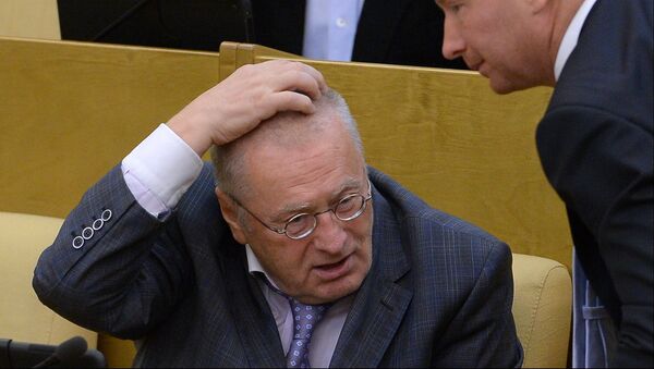 Руководитель фракции ЛДПР Владимир Жириновский. Архивное фото