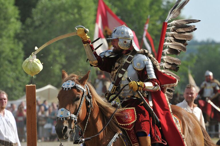 Участник фестиваля исторических реконструкций Времена и эпохи. Московское царство. XVII век