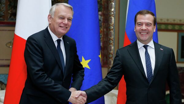 Д.Медведев встретился с Ж.М.Эйро. Фото с места события