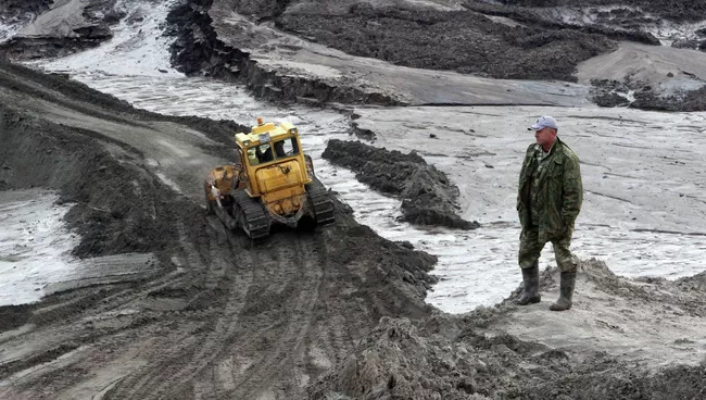 Предприятие Янтарный комбинат в Калининградской области. Архивное фото
