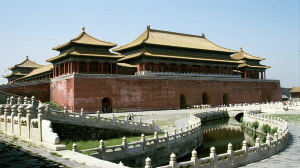 Дворцовый ансамбль Пурпурный запретный город в Пекине