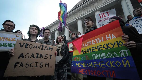 Марш против ненависти в Петербурге, фото с места события