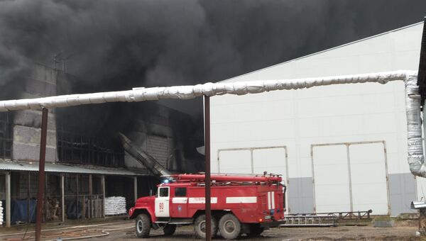 Пожар в Истринском районе Подмосковья. Фото с места события