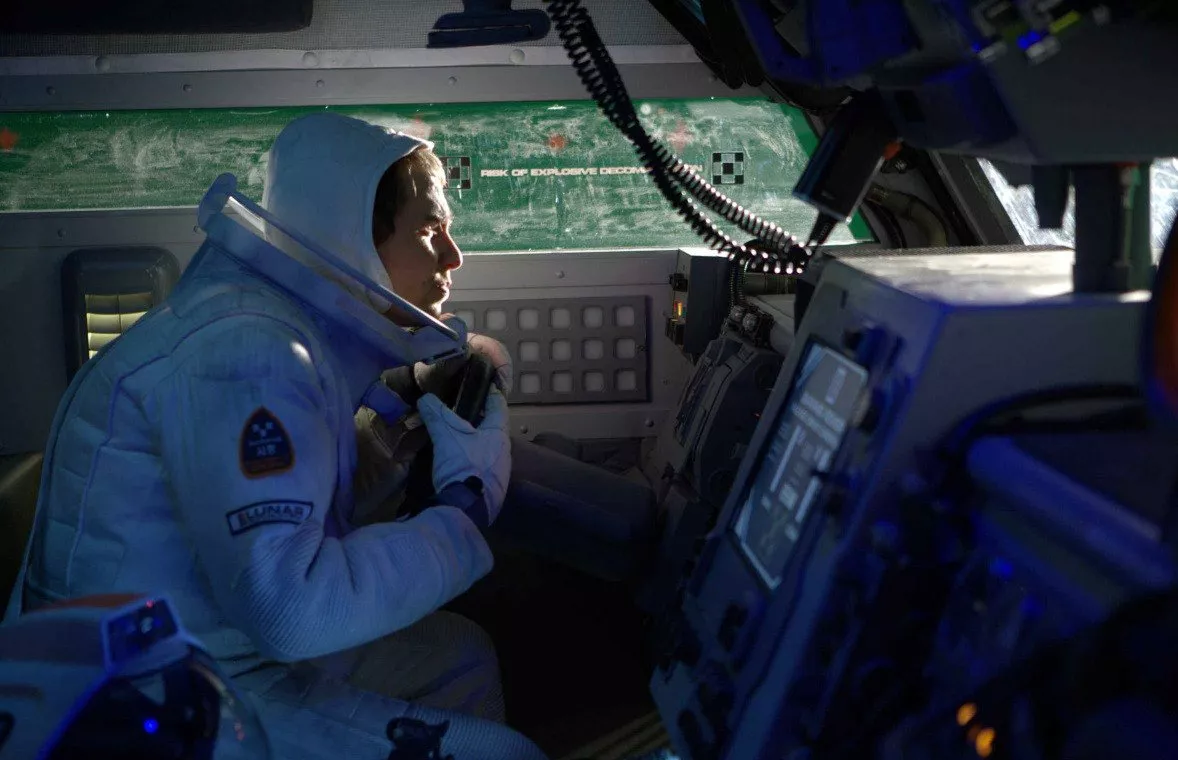 Still from the film `Moon 2112`