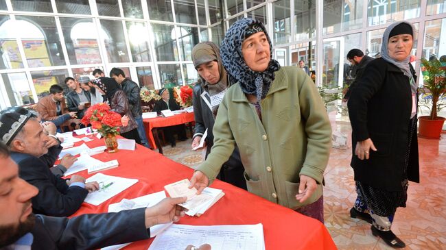 Выборы в Таджикистане